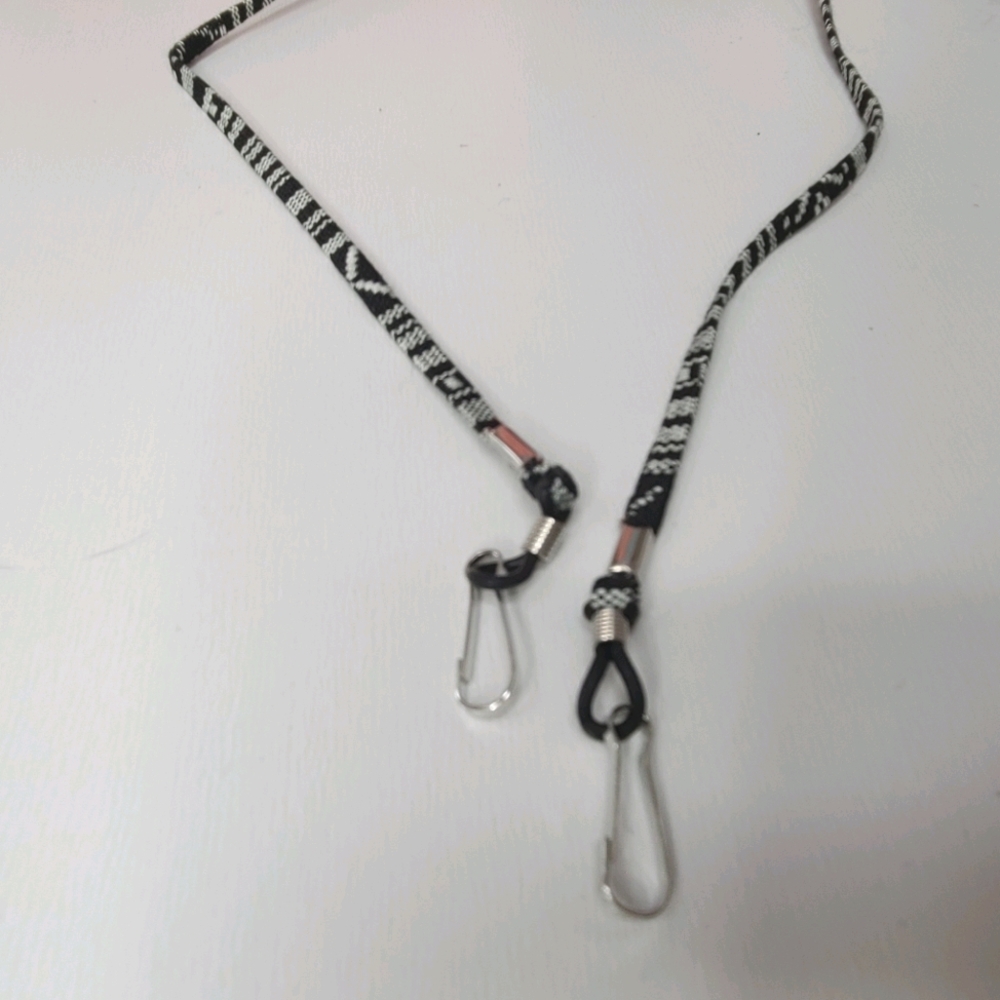 Glasses & Sunglasses Holder black & white tribal necklace